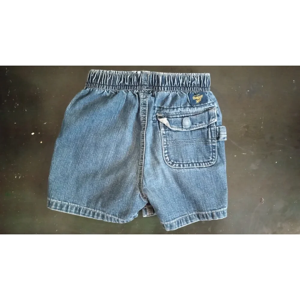 Osh'Kosh child waist‎ tye denim shorts